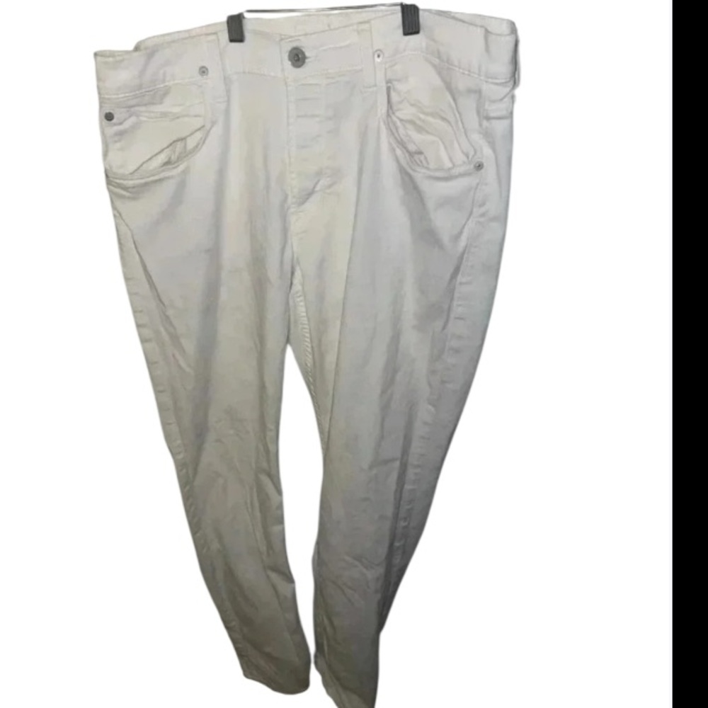 Hudson Jeans‎ White Blake Slim Straight Pants size 36